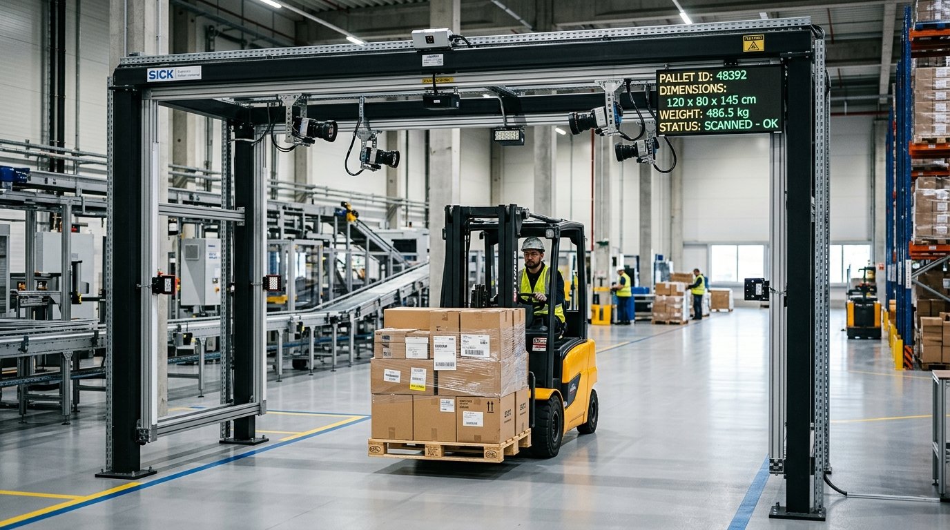 In-Line Pallet Dimensioning, Weighing & Scanning (DWS)